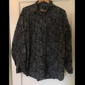 Paisley button down